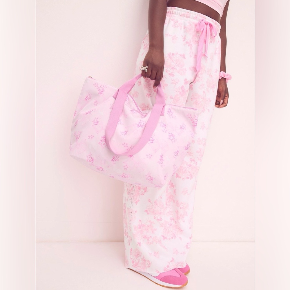 PINK x LoveShackFancy Tote Bag Beaux Icons